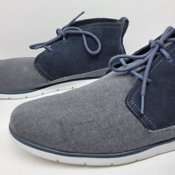 UGG Austrailia Freamon Mens Gray Canvas Suede Chukka Boot Size US 15 EUR 49.5 main image 15